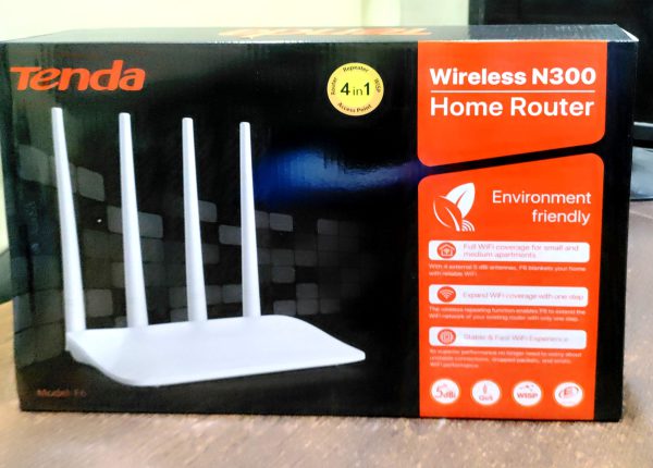 Tenda F6 300Mbps N300 4 Antenna Wifi Router